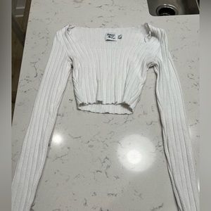 Princess Polly white sweater top